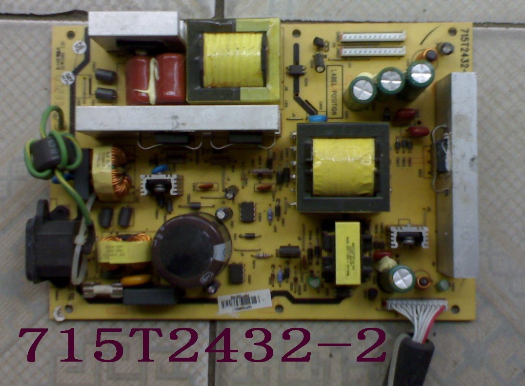 715T2432-2 715T2432-3 power supply board