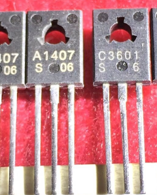 2SA1407 2SC3601 A1407 C3601 Matched pair