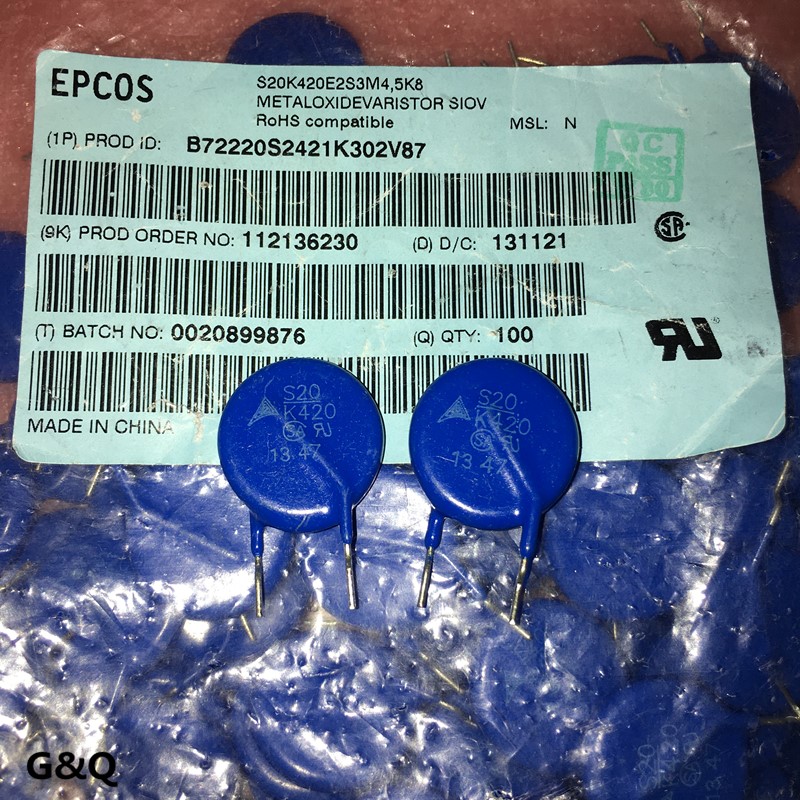 EPCOS B72220S2421K S20K420E2 S20K420 20mm 5pcs/lot