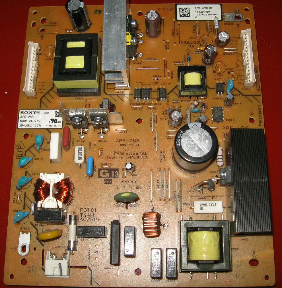 Sony power supply APS-283 1-883-775-21