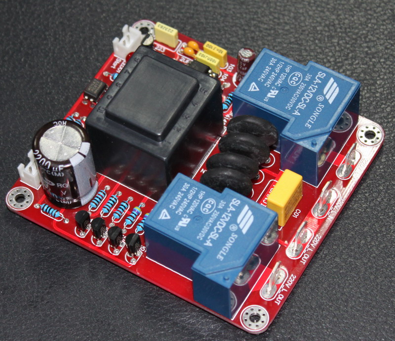 Amplifier power start thermal protection soft start board Amplifier