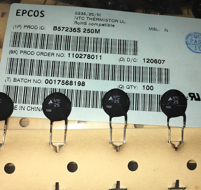 EPCOS B57236S250M NTC 25R 2.1W  11.5M 5pcs/lot