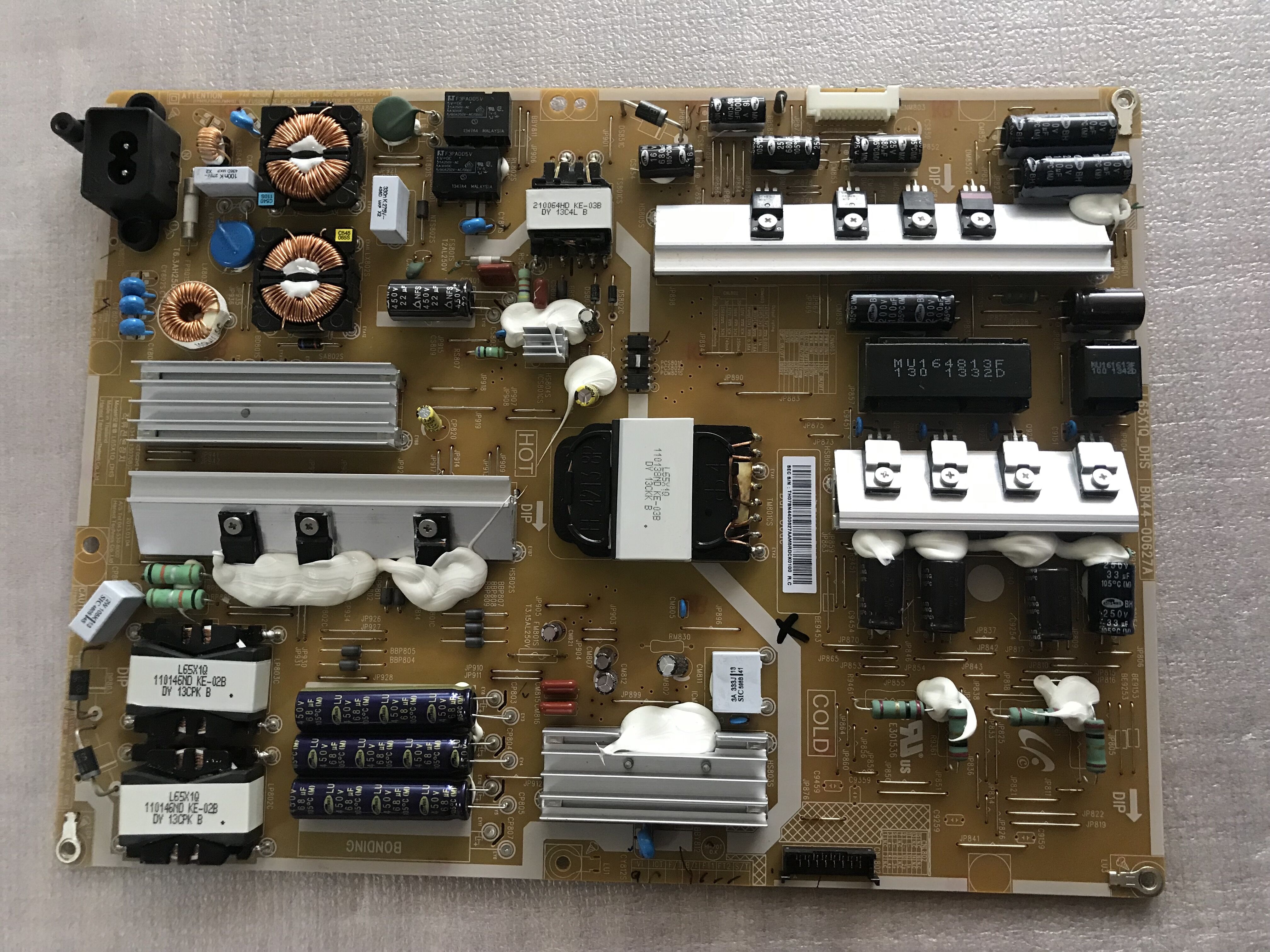 BN44-00627A  L65X1Q-DHS samsung power board for  UA65F6400EJ