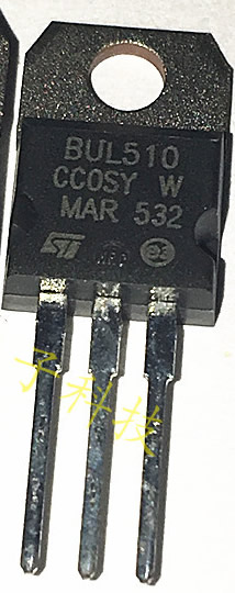 BUL510 NPN 1000V 10A TO-220 5pcs/lot