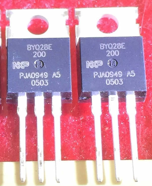 BYQ28E-200 NXP TO-220 200V 10A 5PCS/LOT