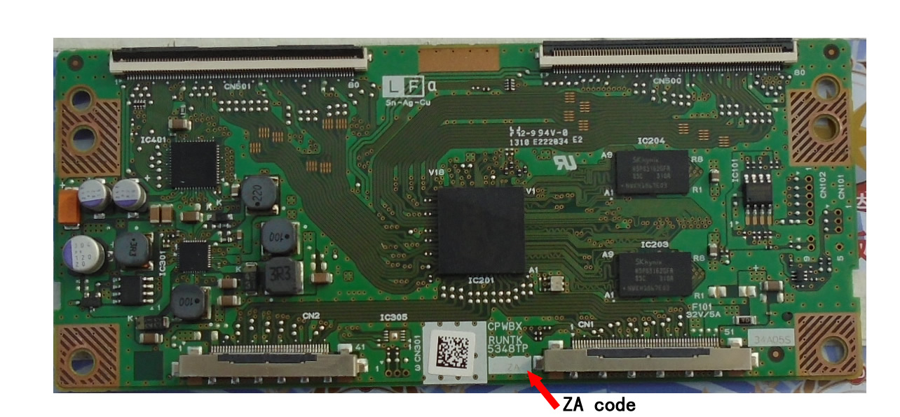 CPWBX RUNTK 5348TP ZA for KDL-70R550A panel JE695D3LB4N