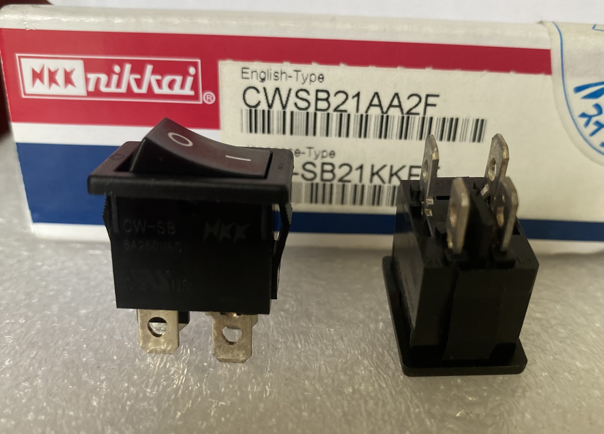 CW-SB CWSB21AA2F NKK 6A250V 15X21mm switch