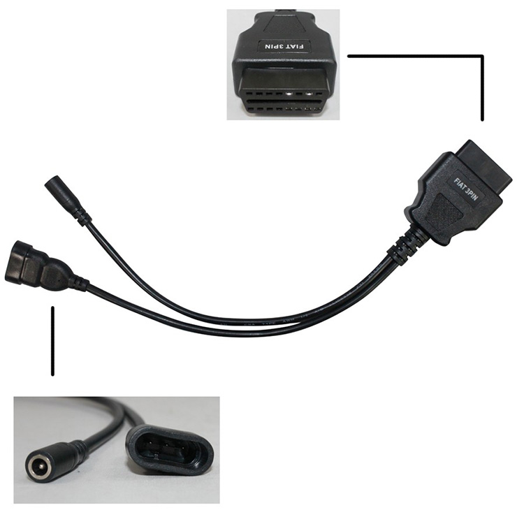8pcs Full Set Car Cables Adapter OBD2 II CDP for Autocom CDP Pro Delphi  DS150e