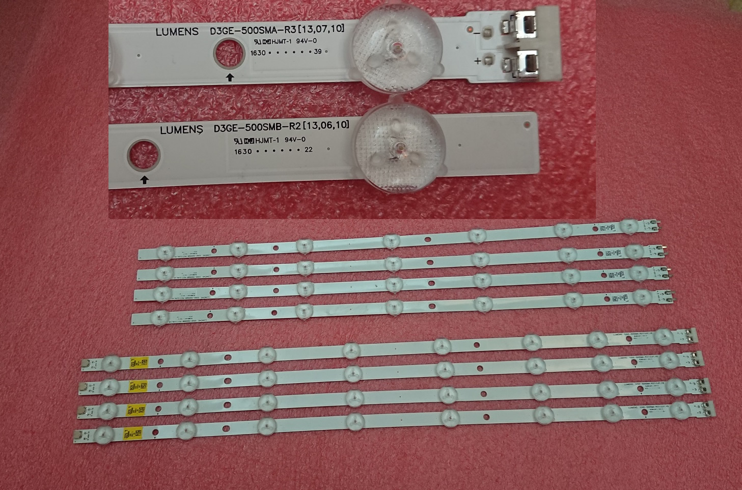 LUMENS D3GE-500SMA-R3 D3GE-500SMB-R2 2013SVS50_3228N1 8PCS/SET NEW LED STRIP