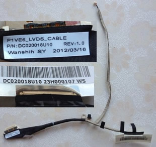 ACER Aspire One 722 P1VE6 LVDS CABLE DC020018U10  LCD CABLE