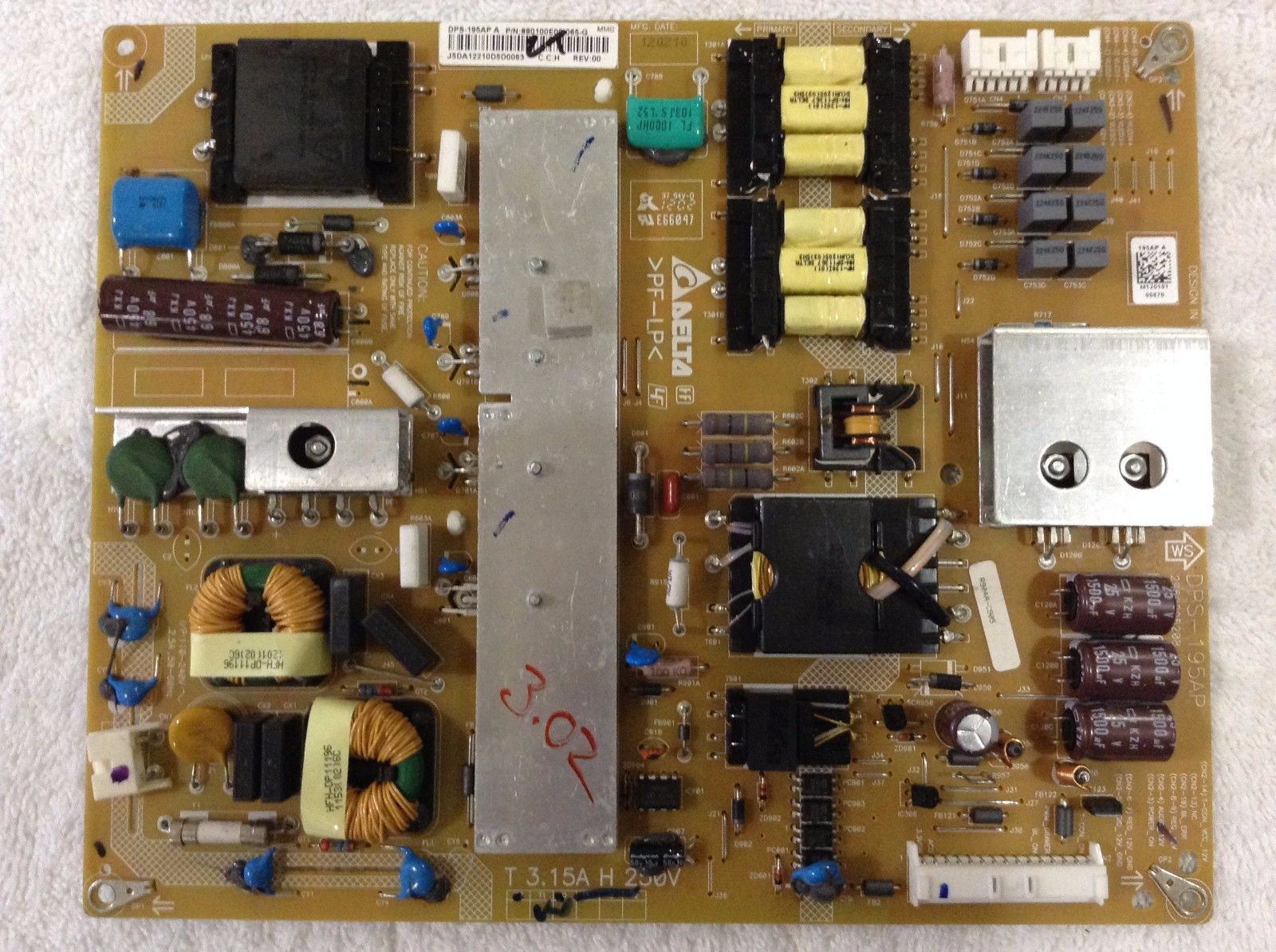 DPS-195AP LED POWER SUPPLY BOARD