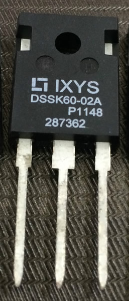 DSSK60-02A IXYS 60A200V 5pcs/lot