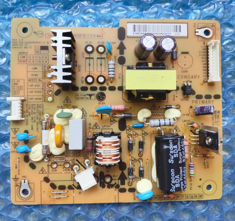 LGP-020B EAX64998607(1.0) LG 27UD58 power supply board new