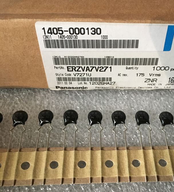 Panasonic  ERZVA7V271 V7271U 7D271K 270V 7MM 10pcs/lot