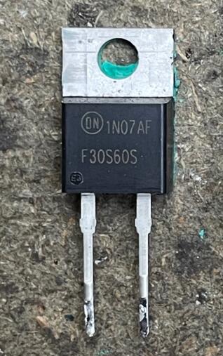F30S60S FFP30S60STU TO-220-2 600V 30A 5PCS/LOT