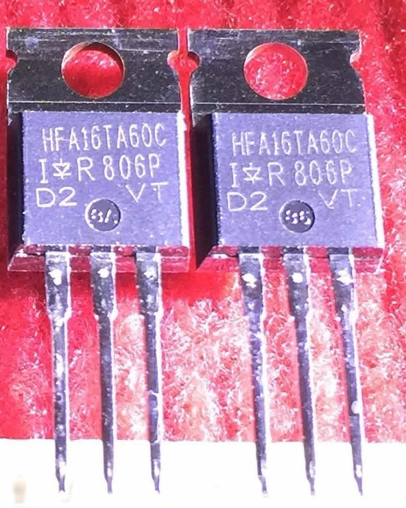 HFA16TA60C TO-220 600V 8.0A 5pcs/lot