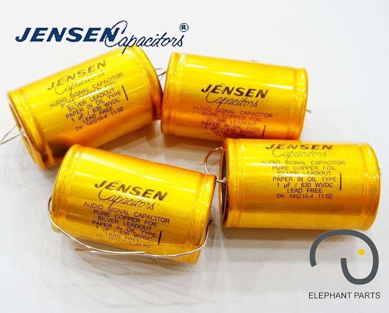 1uf 630V 35x55mm AUDIO SIGNAL CAPACITOR DENMARK JENSEN