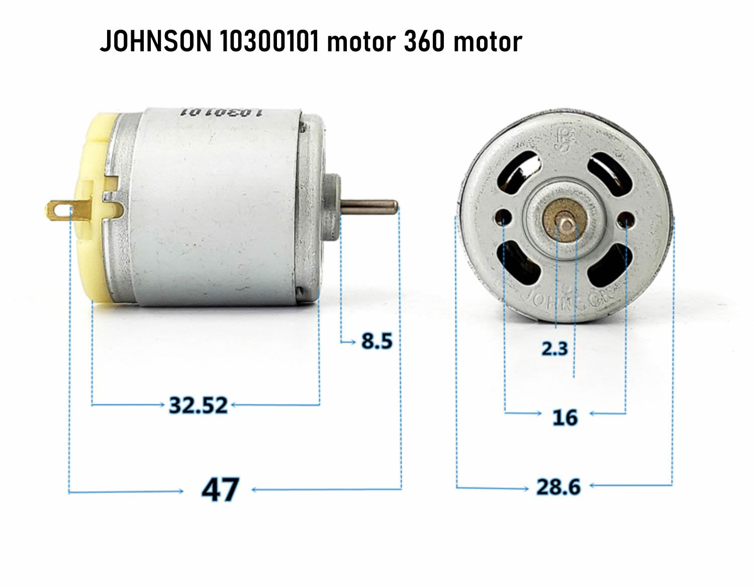 JOHNSON 10300101 motor