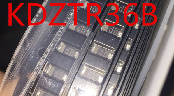 KDZTR36B SOD123 GD  39.2V 1W±5％ 50pcs/lot