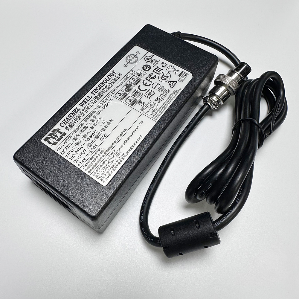 CWT 12V 5A KPL-060F-VI ac adapter new