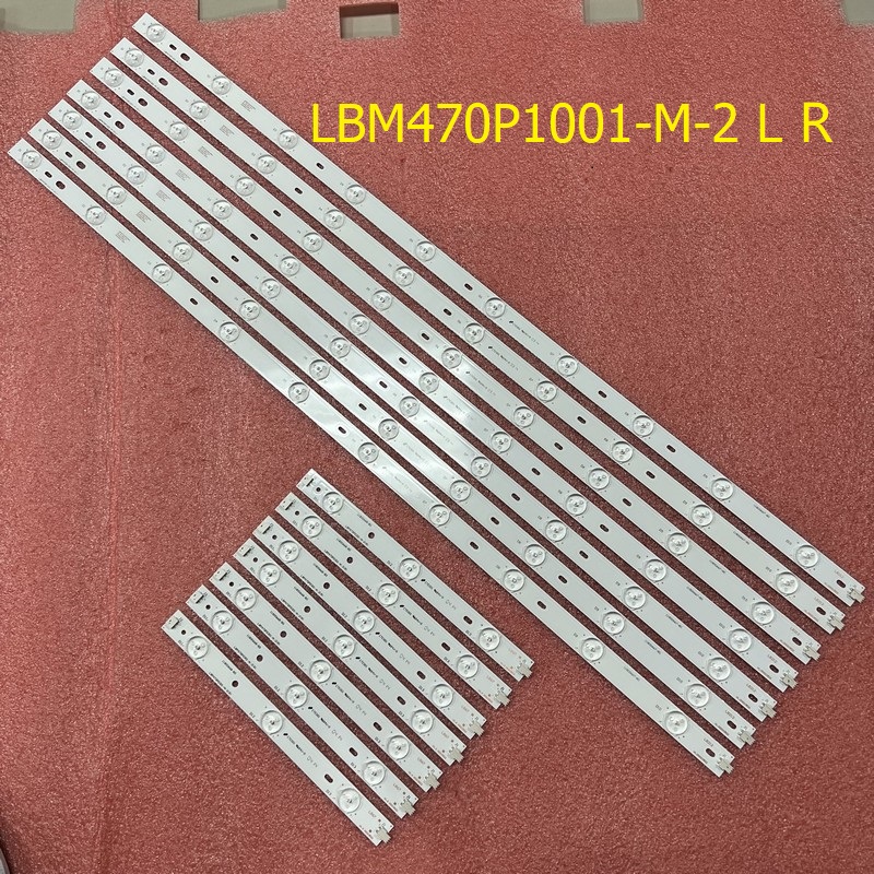 14pcs 47PFS7109 LBM470P1001-M-2(L) LBM470P0301-N-2(R)