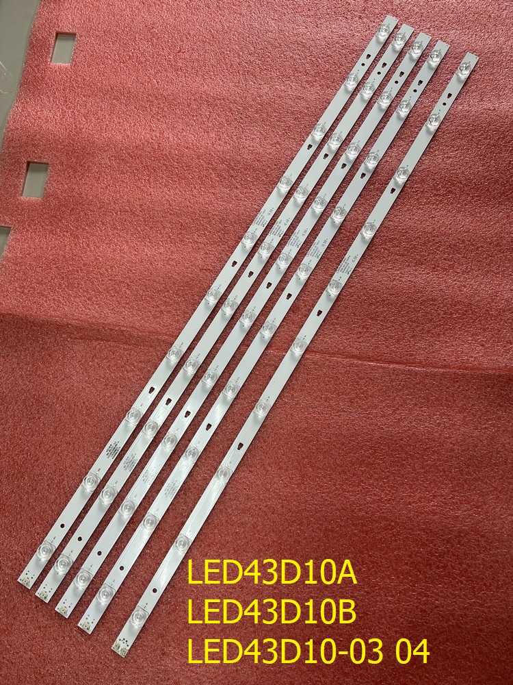 5pcs LED43D10A LED43D10B-ZC14FG-01 06 LED43D10-03 04 854mm