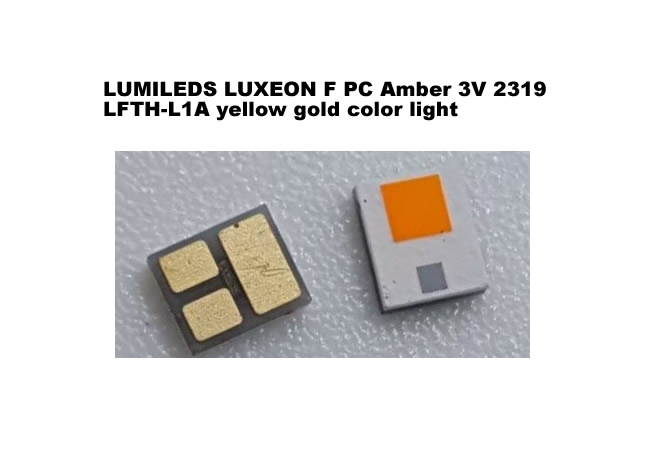 LFTH-L1A LUMILEDS LUXEON F PC Amber 3V 2319 gold yellow light