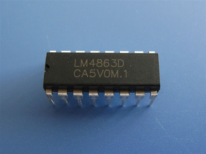 LM4863D LM4863  DIP-16 5PCS/LOT