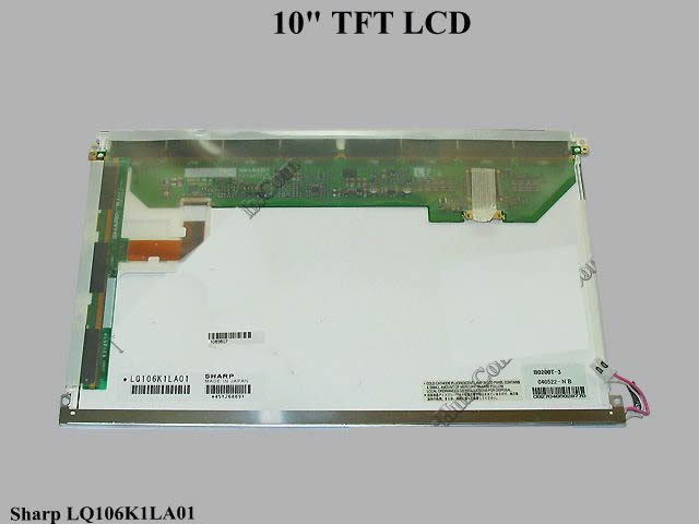 Sharp LQ106K1LA01 LCD SCREEN 10.6\" WXGA PCG-TR2 TR3 TR5GP