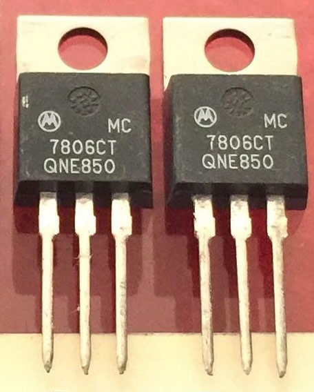 MC7806CT 7806CT 7806 Motorola TO-220 5PCS/LOT