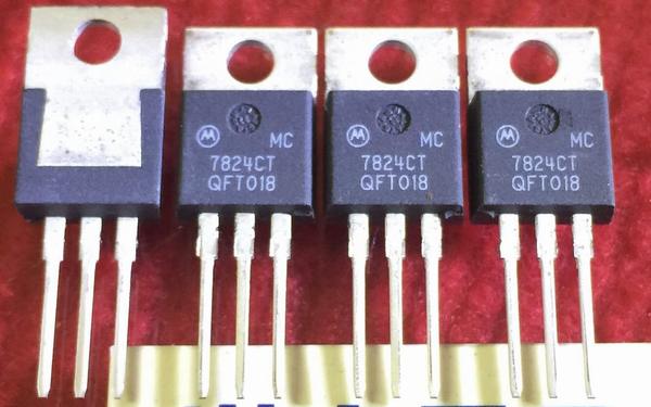 MC7824CT 7824CT 7824 Motorola TO-220 5PCS/LOT