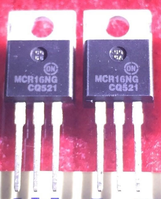MCR16NG MCR16 ON TO-220 Thyristor 5PCS/LOT