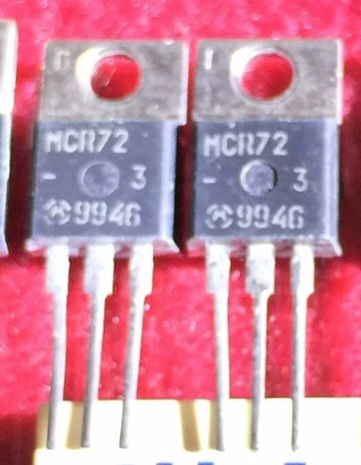 MCR72-3   TO-220 5pcs/lot