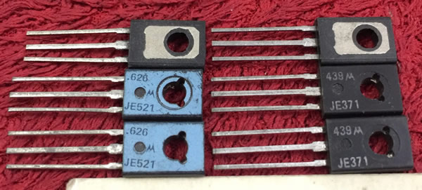 MJE371 MJE521 JE371 JE521 TO-126 Pair 5PCS/LOT