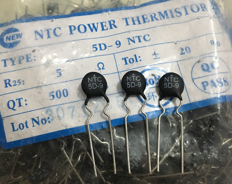 NTC 5D-9 5Ω 5ohms 9MM 10pcs/lot