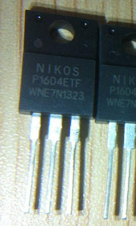 P1604ETF  NIKO TO-220F  5pcs/lot