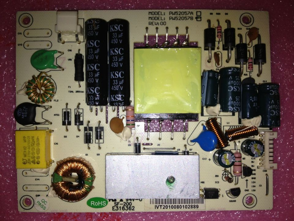 PW52057B power supply board