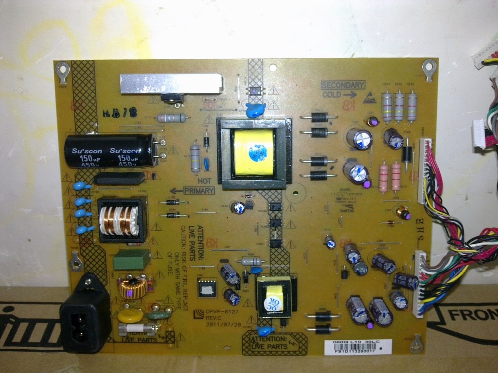 Philips OPVP-0127 Power Board