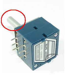 ALPS 27mm Metal Smooth Shaft Type RK271 Series 100KA audio High performance potentiometer