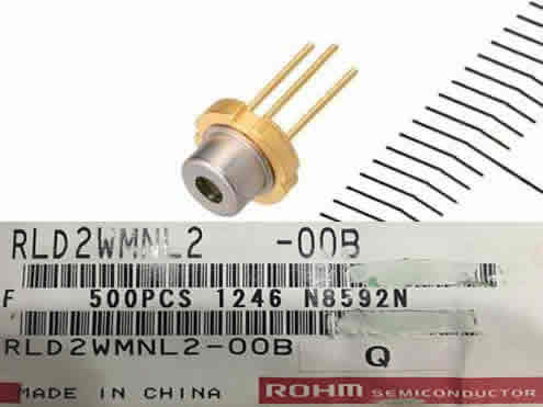 ROHM 650nm laser diode 5mw RLD2WMNL2 5.6mm