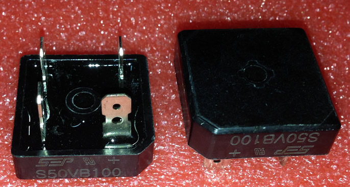 S50VB100 Puente rectificador 50A1000V 5pcs/lot