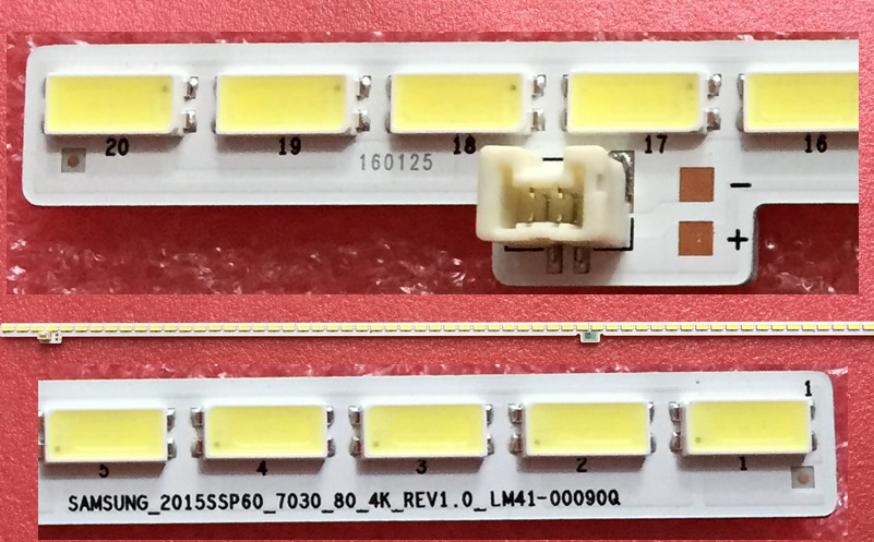 SAMSUNG 2015SSP60 7030 80 4K REV1.0 LM41-00090Q LED STRIP NEW