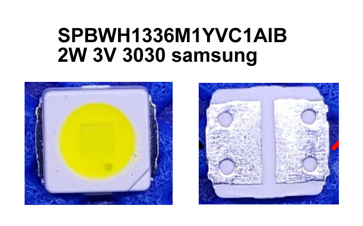 SPBWH1336M1YVC1AIB 2W 3V 3030 samsung 10PCS/LOT