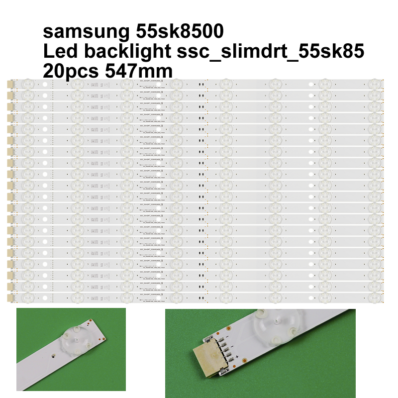 samsung 55sk8500 SSC_SlimDRT_55SK85 led strips 20pcs/set