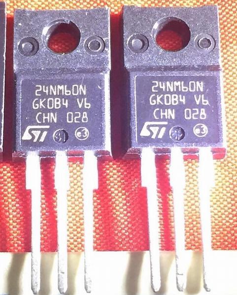 STF24NM60N 24NM60N ST TO-220F 5PCS/LOT