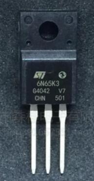 STF6N65K3 F6N65K3 5.4A/650V TO220F 5PCS/LOT