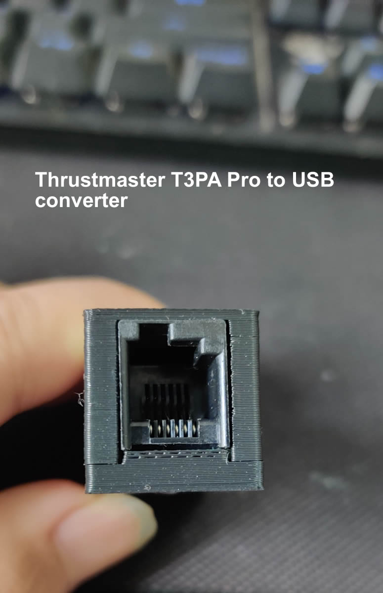 Thrustmaster T3PA Pro to USB converter