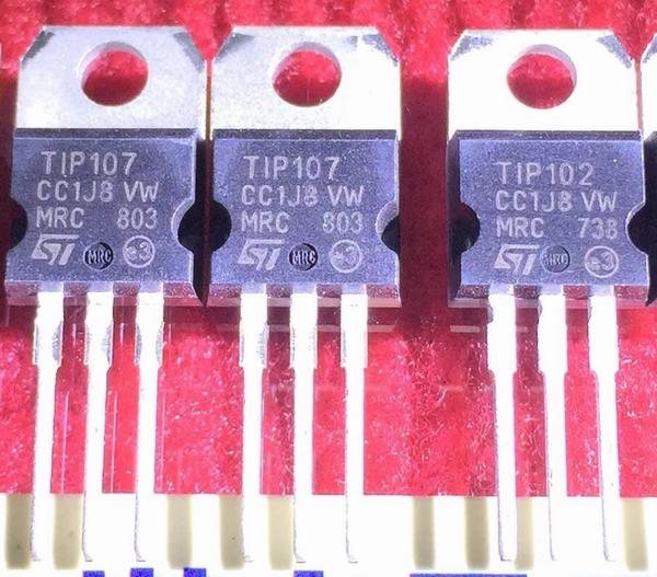 TIP102 TIP107 ST Pair 5PCS/LOT