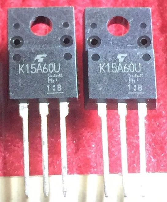 TK15A60U K15A60U TO-220F 5PCS/LOT