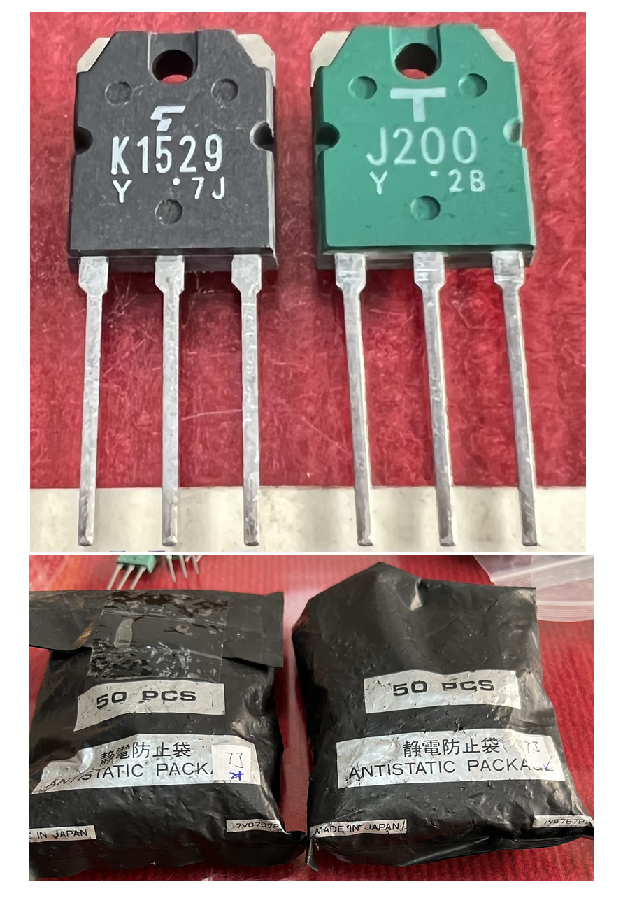 TOSHIBA K1529 J200 2SK1529 2SJ200 green black pair new original